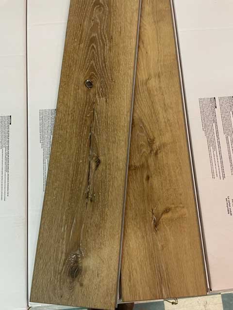 In stock luxury vinyl plank